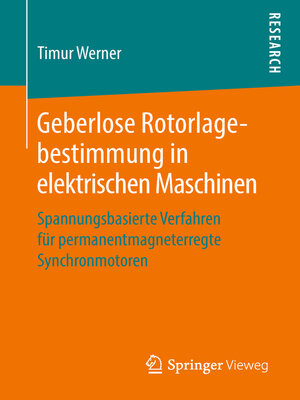 cover image of Geberlose Rotorlagebestimmung in elektrischen Maschinen